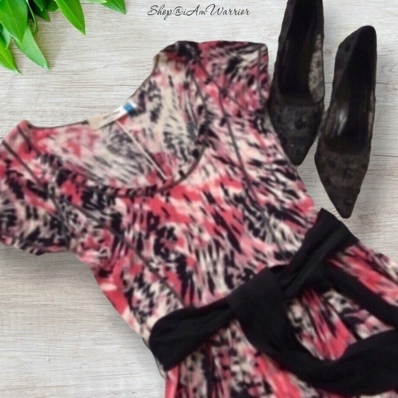 Anthropologie {Sparrow} belted print a-line dress *shop@iamwarrior - Picture 5 of 7